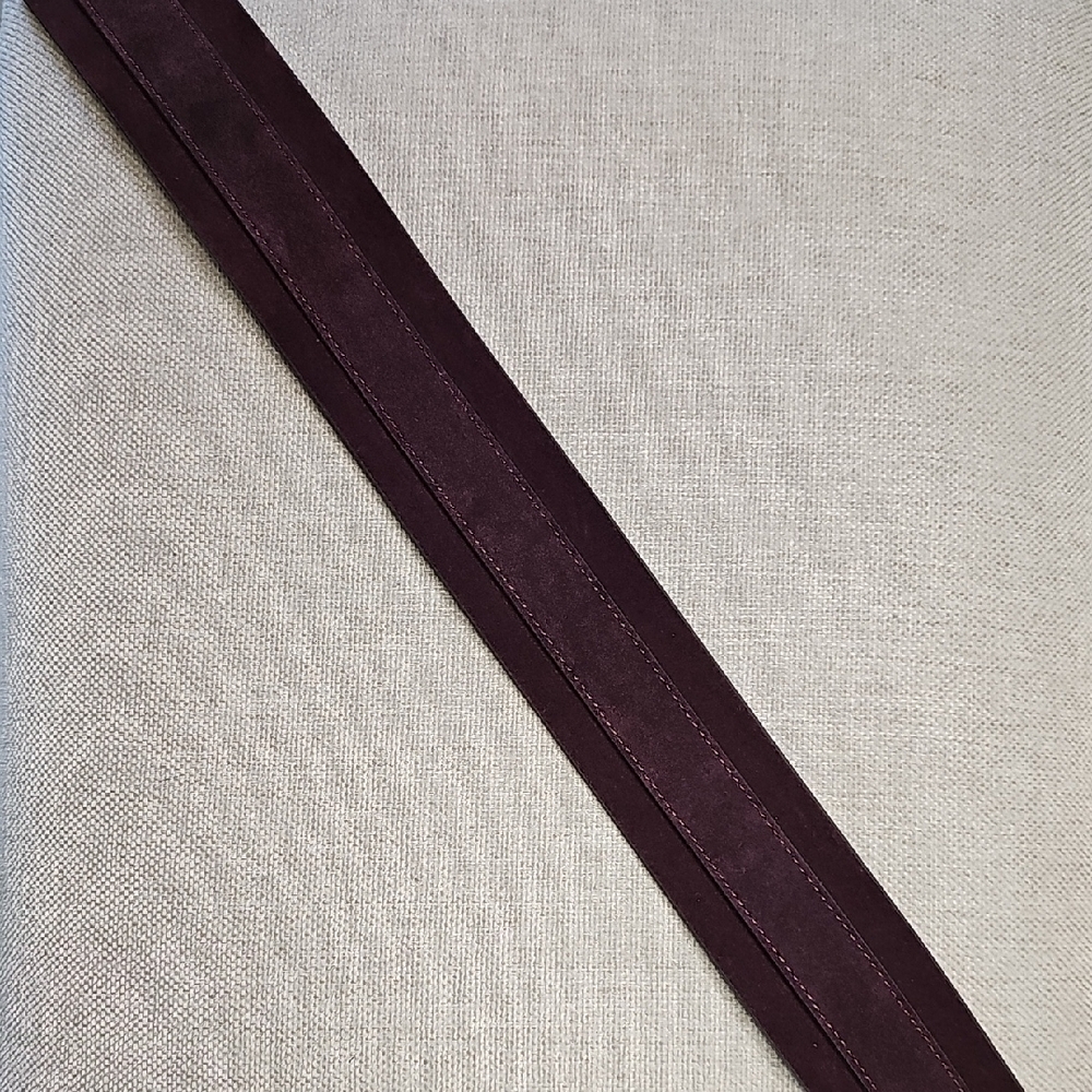 Loft Purple Suede Belt, Silver Buckle - Picture 6 of 10